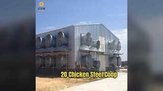 20 치킨 스틸 농장 집 쉽게 짓기