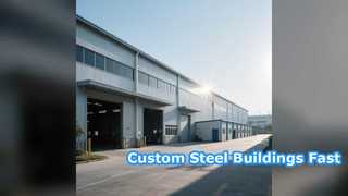 Custom Steel Buildings Fast Installation