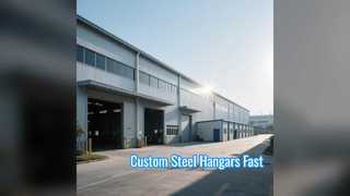 Steel Building Structure Custom Hangars Fast Build