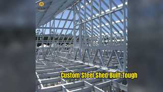 Custom Steel Shed Workshop Wind Resistant