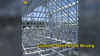 Custom Steel Shed Workshop Wind Resistant