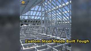 Custom Steel Shed Workshop Wind Resistant