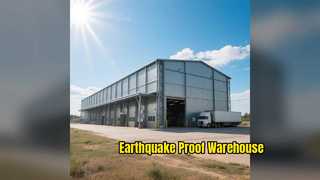Earthquake Proof Metal Warehouse Steel Structure