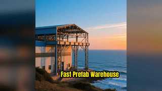 Lightweight Prefab Metal Warehouse Building