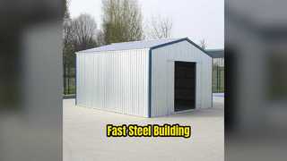 Fast Steel Frame Building Design Quick Assembly