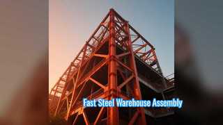 Fast Steel Warehouse Buildings Easy Assembly