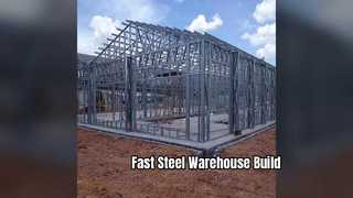 Modular Steel Warehouse Fast Install Prefab Buildings