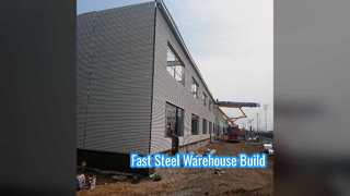 Steel Warehouse Fast Build Low Cost Industrial Factory