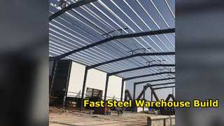 H Beam Steel Warehouse Fast Build Durable