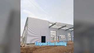 Prefab Steel Frame Building Fire & Weather Resistant