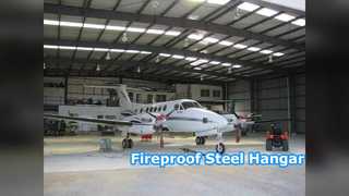 Steel Hangar Fireproof Large Span Aircraft Shelter