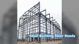 Steel Structure Rock Wool Cladding Solar Ready