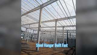 Steel Hangar Buildings Quick Setup Galvanized