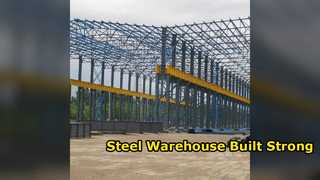 Steel Warehouse Prefab Building H Beam Construction