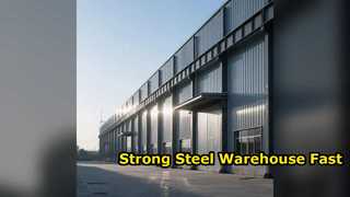 Custom Steel Warehouse Fast Build Strong Frame